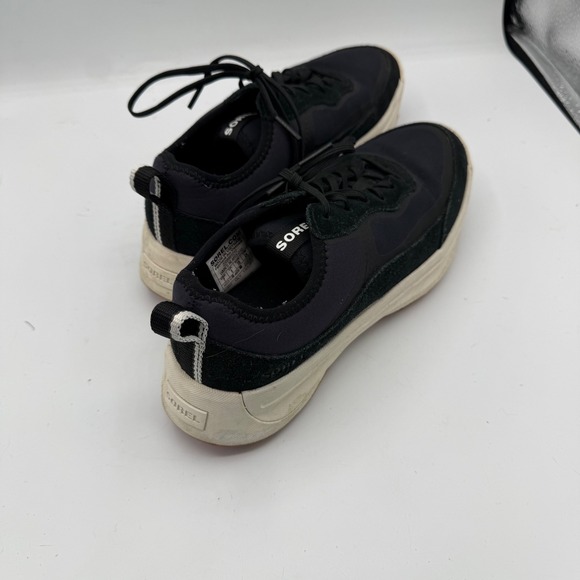 Sorel Women's Ona 503 Black Lace Up Chunky Platform Sneakers Size 7 - Picture 6 of 6